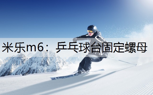 米乐m6：乒乓球台固定螺母