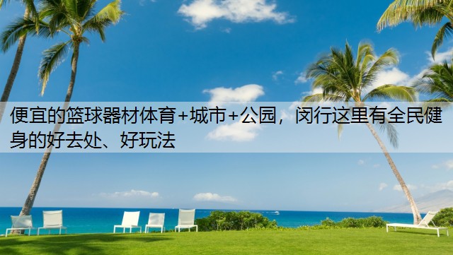 便宜的篮球器材体育+城市+公园，闵行这里有全民健身的好去处、好玩法