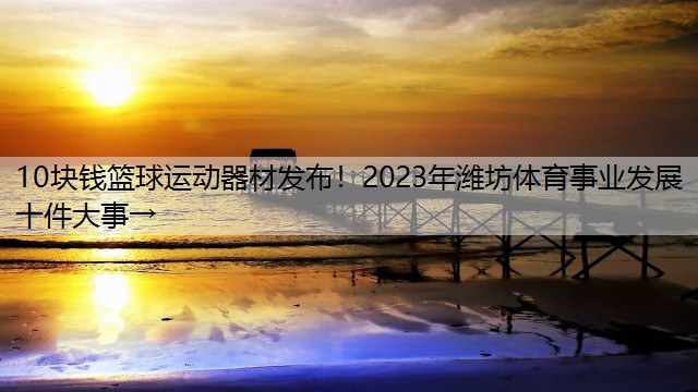 10块钱篮球运动器材发布！2023年潍坊体育事业发展十件大事→